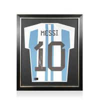 Maglia Argentina firmata Lionel Messi in cornice