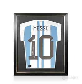 Maglia Argentina firmata Lionel Messi in cornice