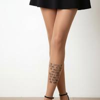  Collant Calzedonia Tattoo ! 
