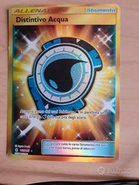 Carta pokemon distintivo acqua