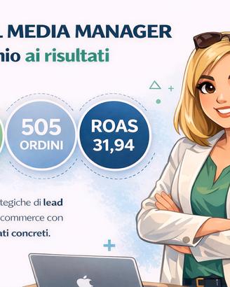 Esperta candidata social media manager