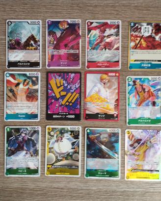 Lotto 12 Carte One piece