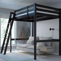 Letto a soppalco con materasso