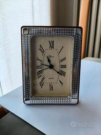 Orologio da tavolo in argento 925