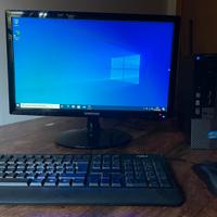 Pc Fisso dell + Monitor samsung 21”