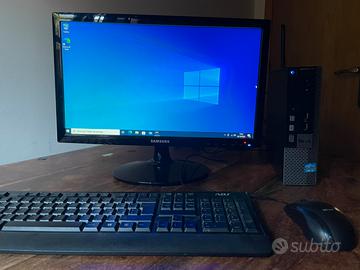 Pc Fisso dell + Monitor samsung 21”