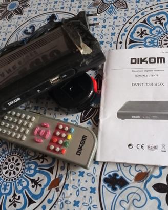 Decoder DIKOM DVBT-134 BOX Vintage