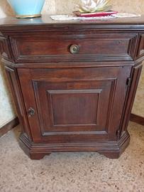 MOBILE IN VERO LEGNO CON CASSETTO E SPORTELLO