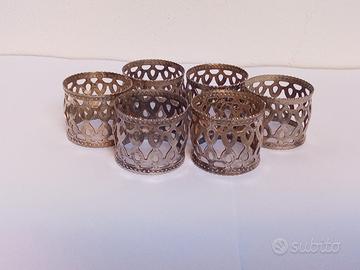 Portatovaglioli antichi argento 