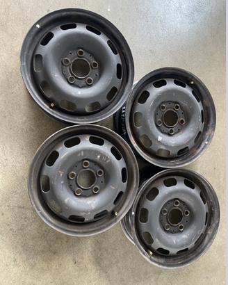 4 CERCHI FERRO DA 15 USATI MERCEDES CLASSE A 85113