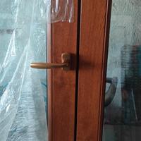 porta finestra 2 ante PVC nuova doppio vetro