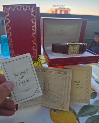 Cartier tank vermeil - FULL SET – Revisionato