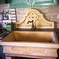 Lavandino no pietra cemento interno esterno