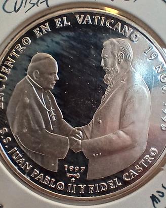 10  PESOSCUBA 1997 – Visita di Fidel in Vaticano