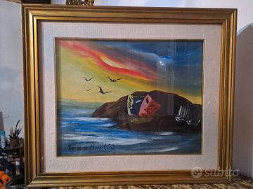 Quadro Romano Mussolini 