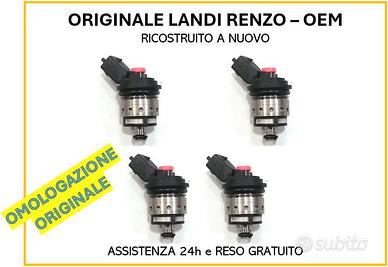4 iniettori GPL Landi Renzo MED GI25 ORIGINALI OEM