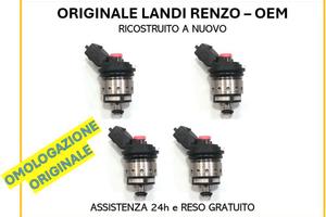 4 iniettori GPL Landi Renzo MED GI25 ORIGINALI OEM