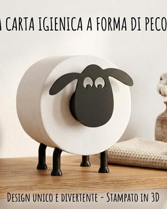Portarotolo Pecora - Porta Carta Igienica Bagno