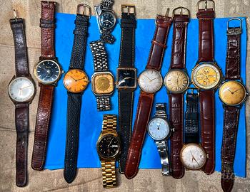 13 Orologi vintage da testare varie marche