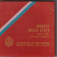 SAN MARINO DIVISIONALE 1981 SERIE MONETE F.D.C-