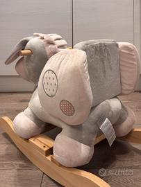 Nattou - Dondolo asinello per bambini in peluche