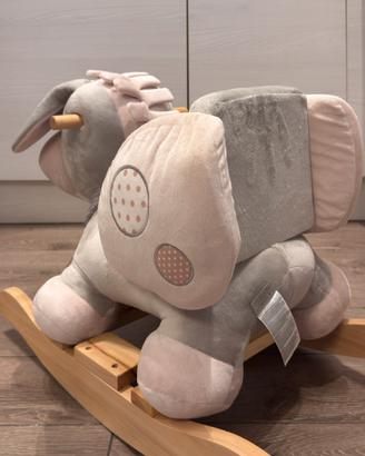 Nattou - Dondolo asinello per bambini in peluche