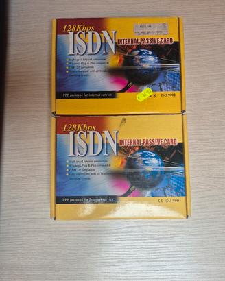 Schede di rete ISDN interne PCI 128kbps vintage
