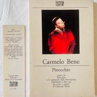 Carmelo Bene “Pinocchio” con segnalibro raro