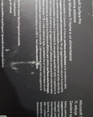 Microsoft surface pro 11 th generation 