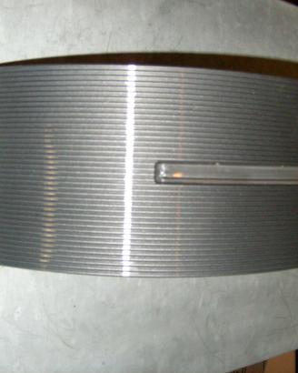 Plafoniera applique mezzaluna, cromata
