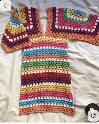 Vestito fatto a mano/ uncinetto