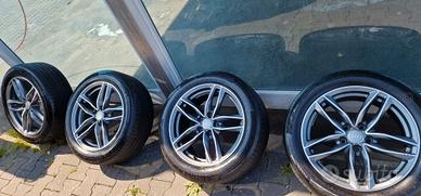 Cerchi in lega Audi 17+ gomme estive Michelin 