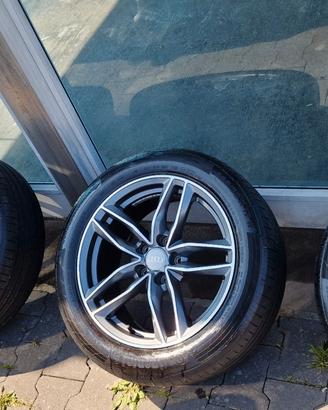 Cerchi in lega Audi 17+ gomme estive Michelin 