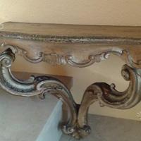 Mensolina dorata d'epoca da parete