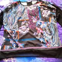 Maglia FIORELLA RUBINO maniche lunghe floreale XL