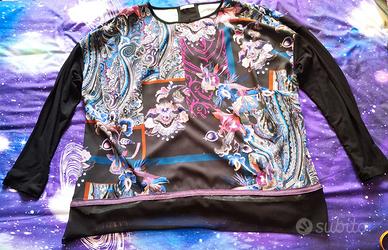 Maglia FIORELLA RUBINO maniche lunghe floreale XL