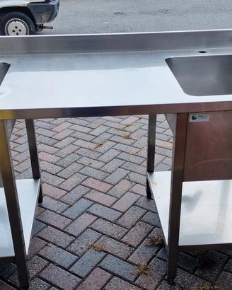 doppio lavandino acciaio inox