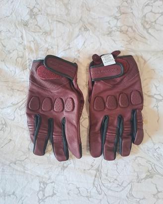 Guanto in pelle moto