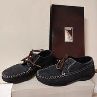 Scarpe sportive in nabuk blu. misura 36. Geox