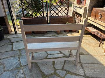Panche in legno verniciato grigio – set da 6 – sti