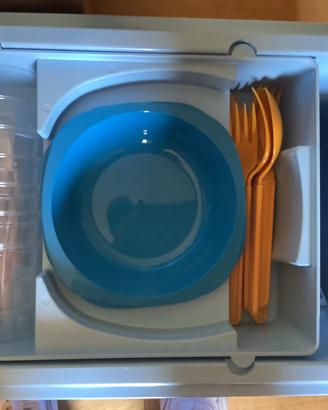Frigo portatile con stoviglie GioStyle NUOVO