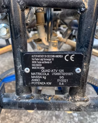 Quad 125 atv
