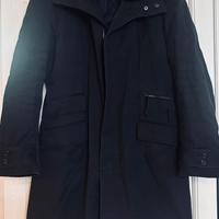 Cappotto sartoriale Gazzarini da uomo nero