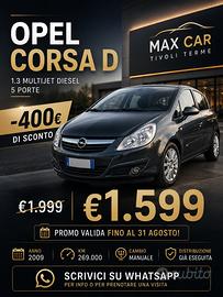 OPEL CORSA 1.3 MULTIJET•DISTRIBUZIONE FATTA•COSMO•