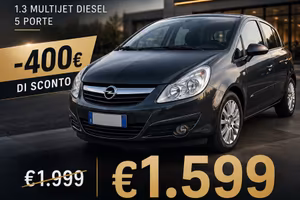 OPEL CORSA 1.3 MULTIJET•DISTRIBUZIONE FATTA•COSMO•