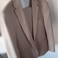 Abito completo beige Zara uomo taglia 48