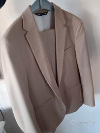 Abito completo beige Zara uomo taglia 48