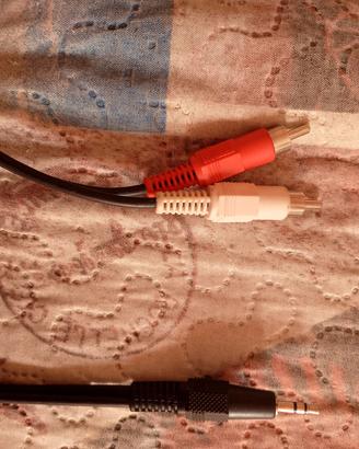 cavo RCA  e adattatore 2 prese