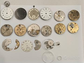 lotto orologi da tasca vintage 