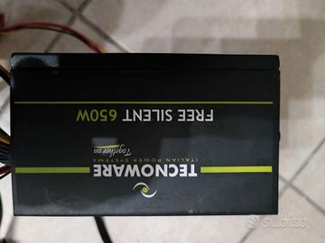 alimentatore 650w tecnoware silent